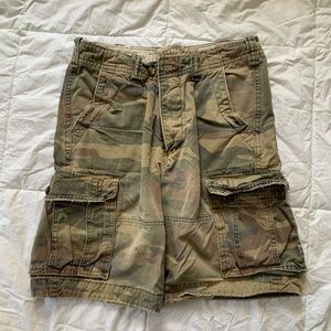 Hollister Camo Cargo Shorts